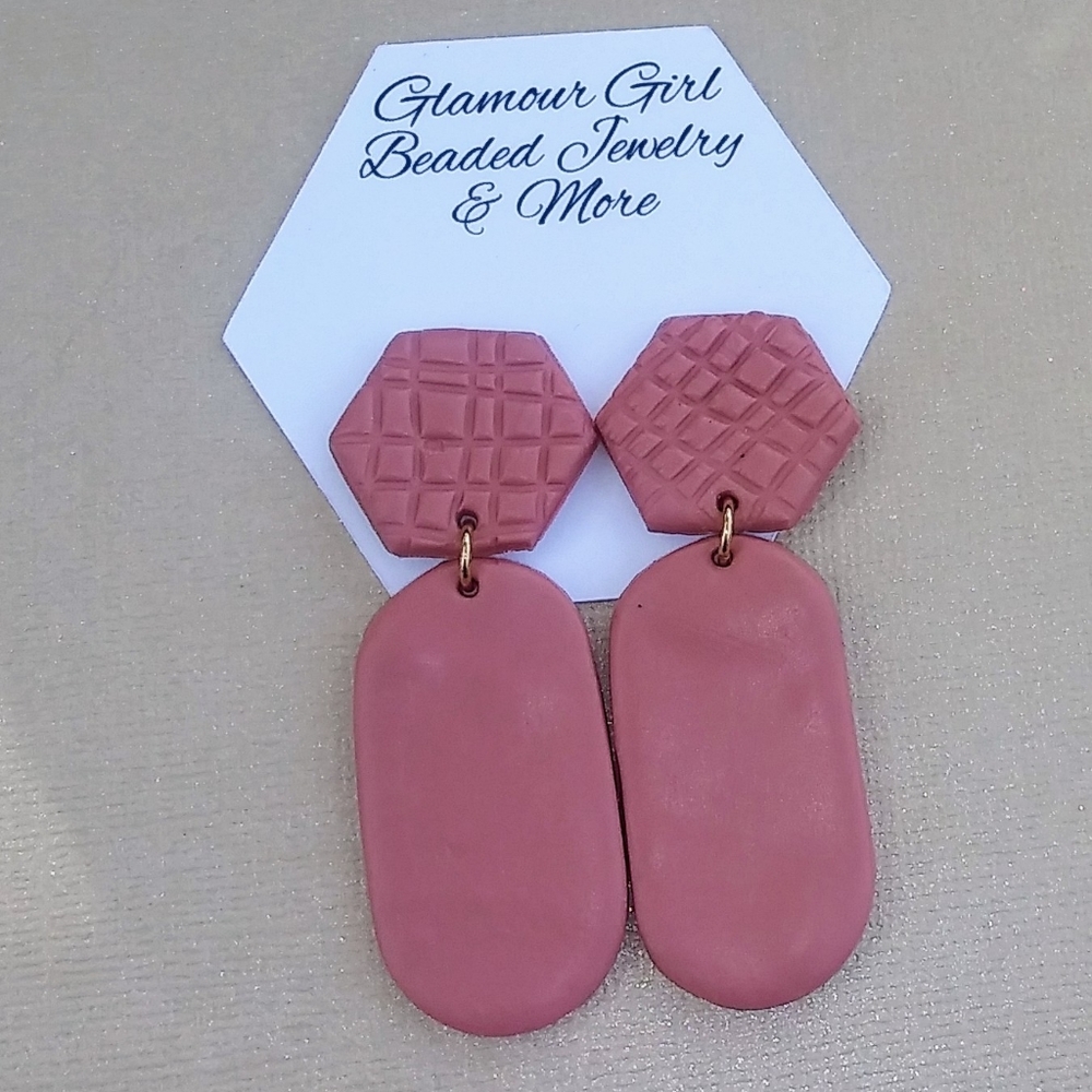 Rose Gold Earrings Set